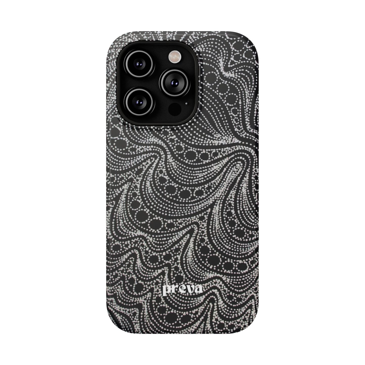 Abstract Midnight Lace Phone Case