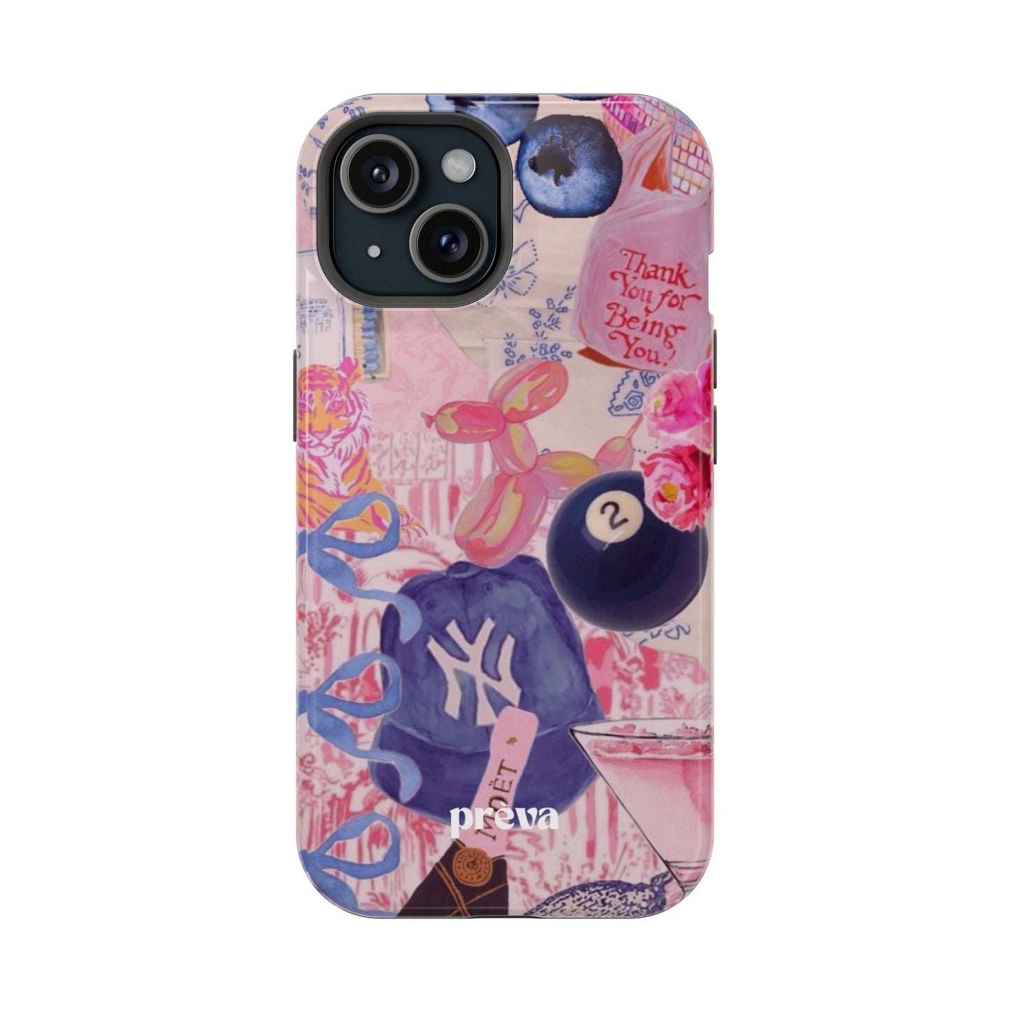 Retro 8 Ball Collage Phone Case