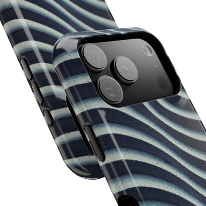Navy Waves Phone Case