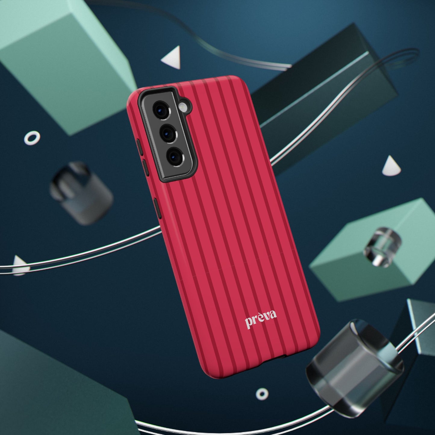 Pinky Red Stripes Phone Case
