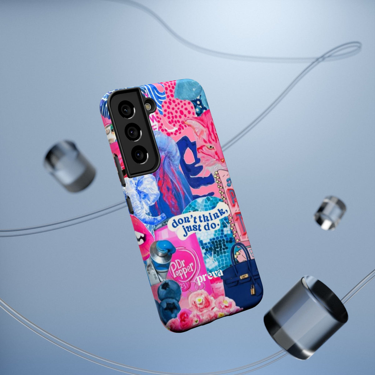 Vibrant Galaxy Collage Phone Case