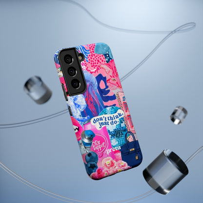 Vibrant Galaxy Collage Phone Case