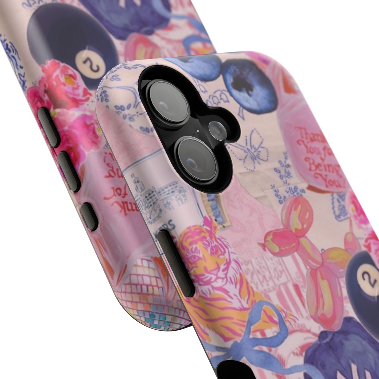 Retro 8 Ball Collage Phone Case