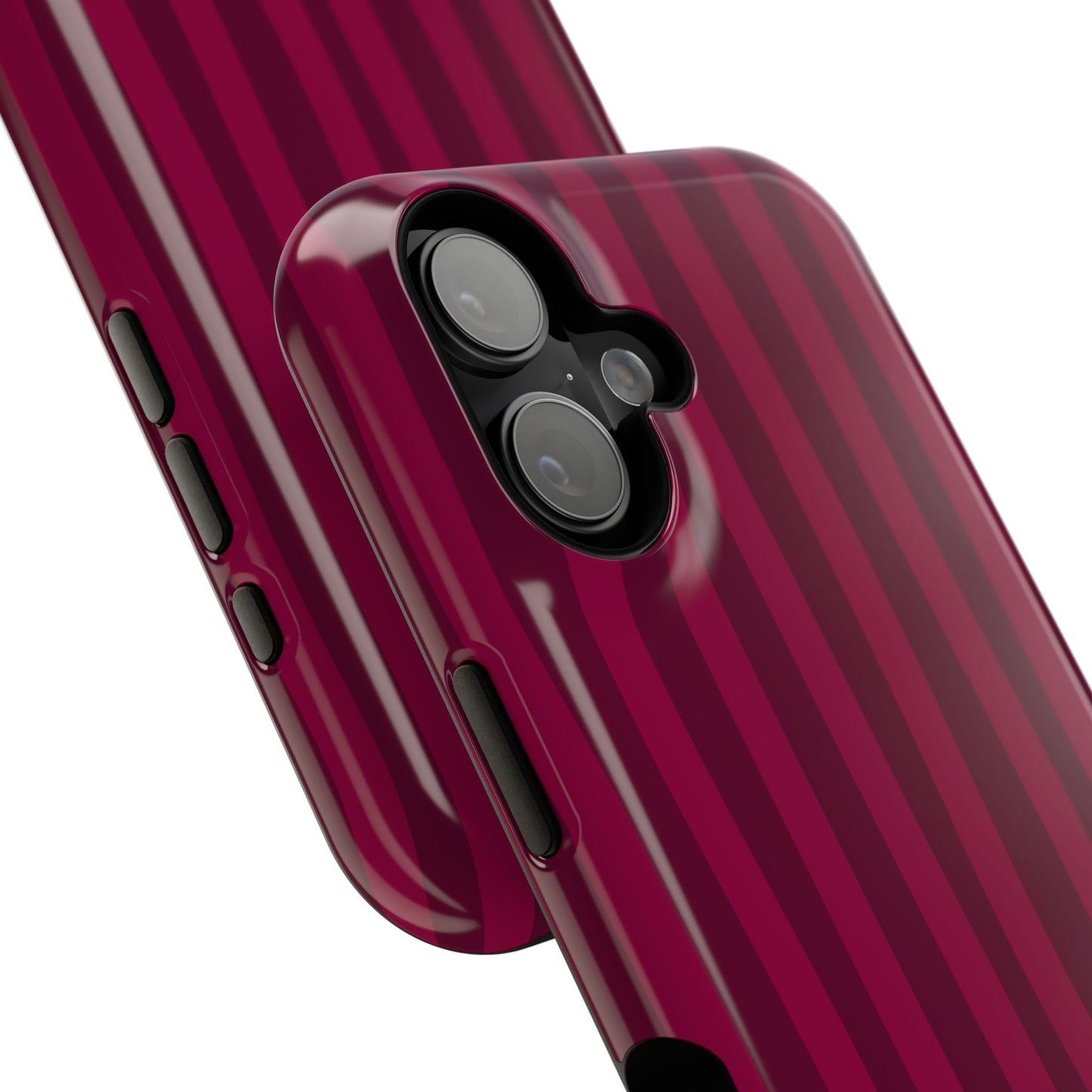 Burgandy Stripes x Ava Dudderar Phone Case