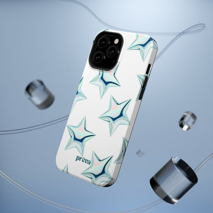 White Starburst Phone Case