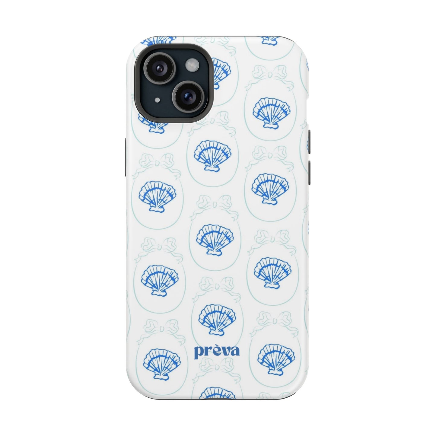 Fancy Teal Shell Phone Case