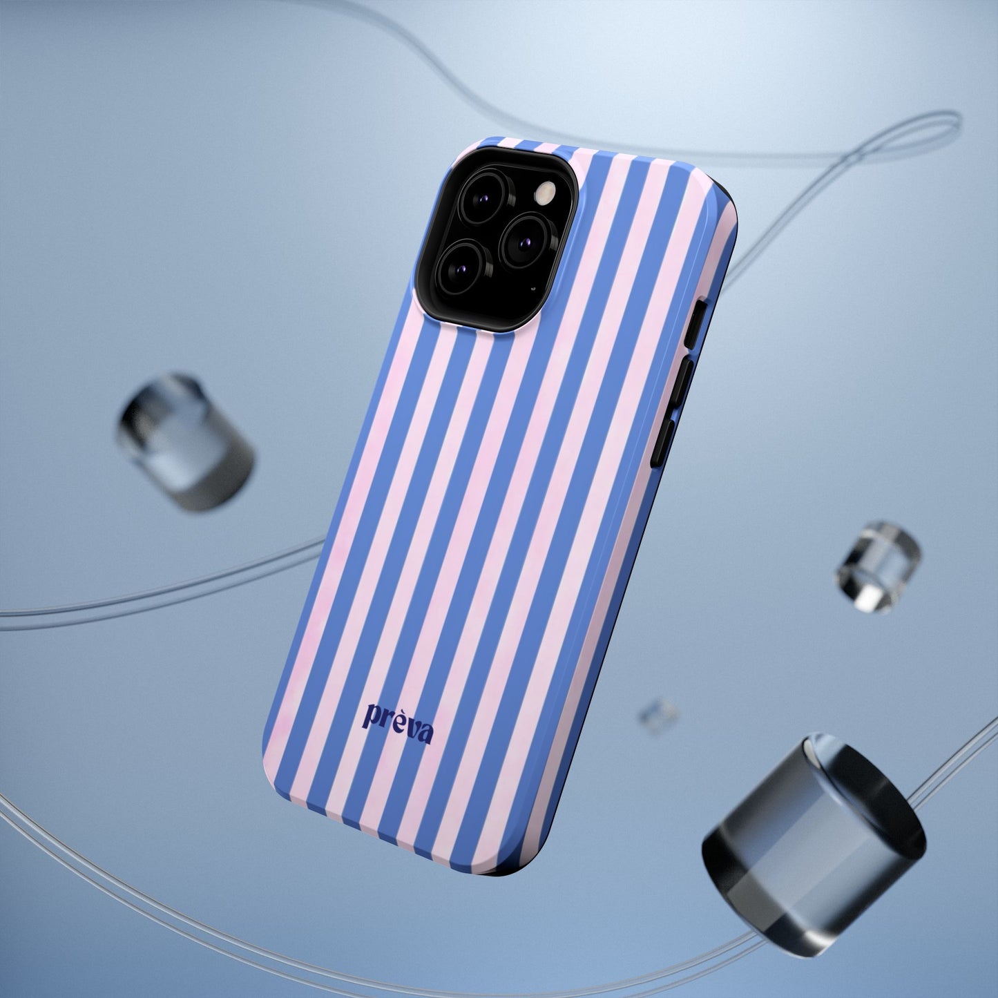 Striped Purple and Pink Phone Case