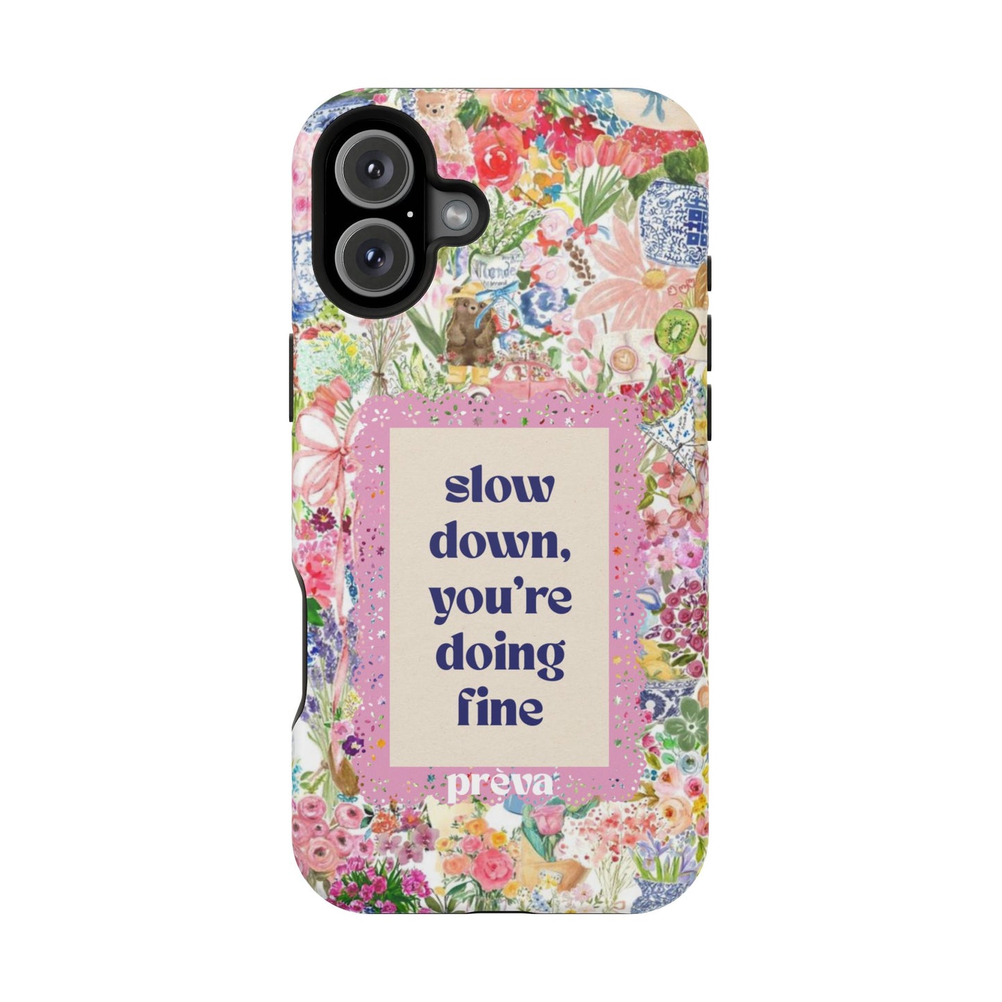 Slow Down Flowers x notsoken Phone Case