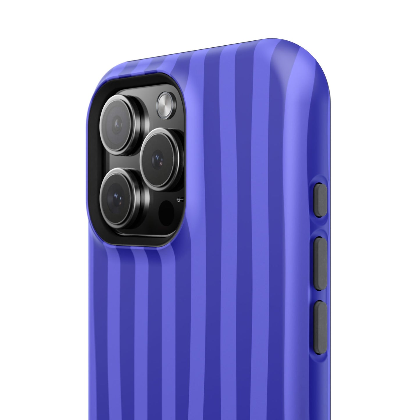 Neon Blue Stripes Phone Case