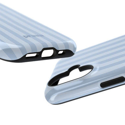 Pastel Blue Stripes Phone Case