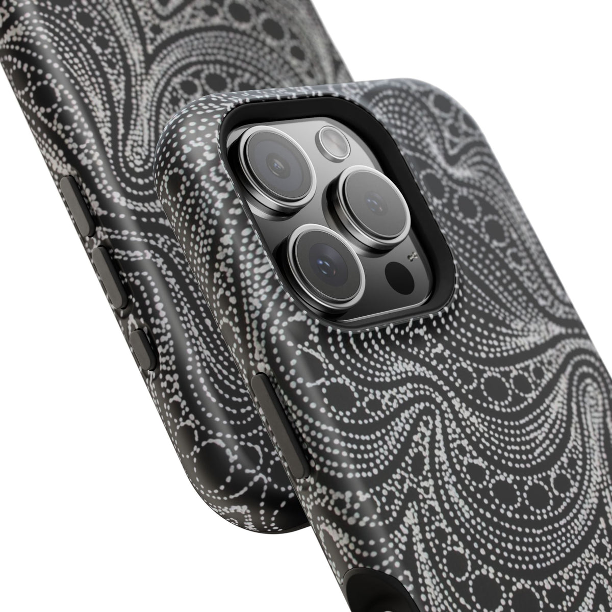 Abstract Midnight Lace Phone Case