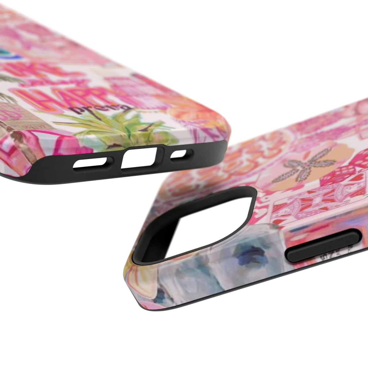Pink Tropical Collage Phone Case