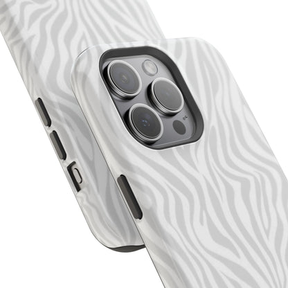 Zebra White Wave Phone Case