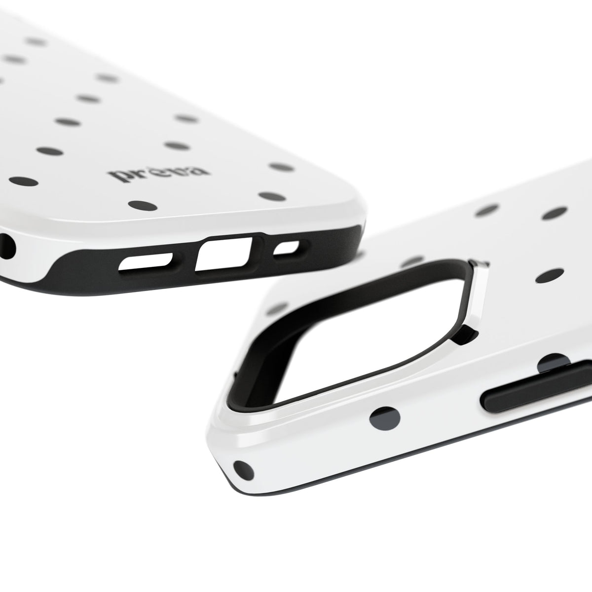 B&W polka dots Phone Case