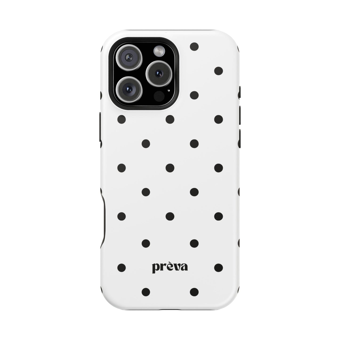 B&W polka dots Phone Case