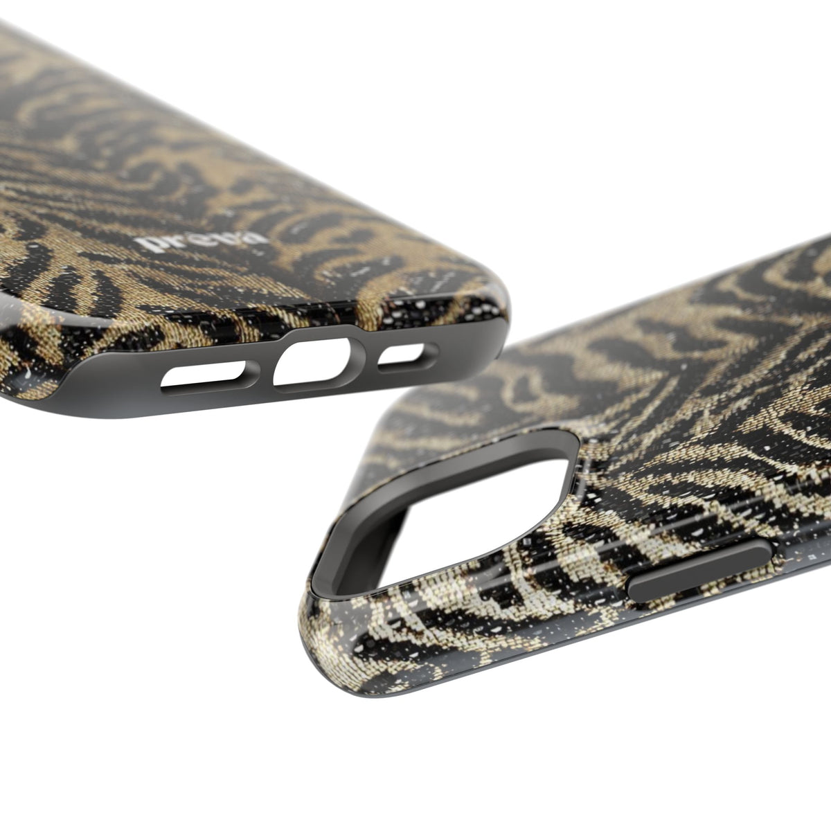 Phone Case — Impact‑Resistant Tiger Print Rug Texture