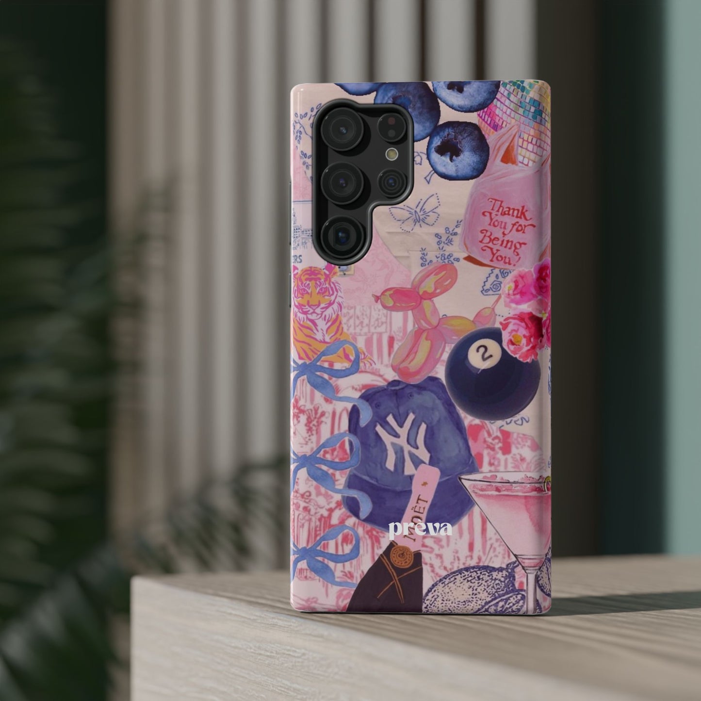 Retro 8 Ball Collage Phone Case