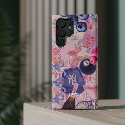 Retro 8 Ball Collage Phone Case