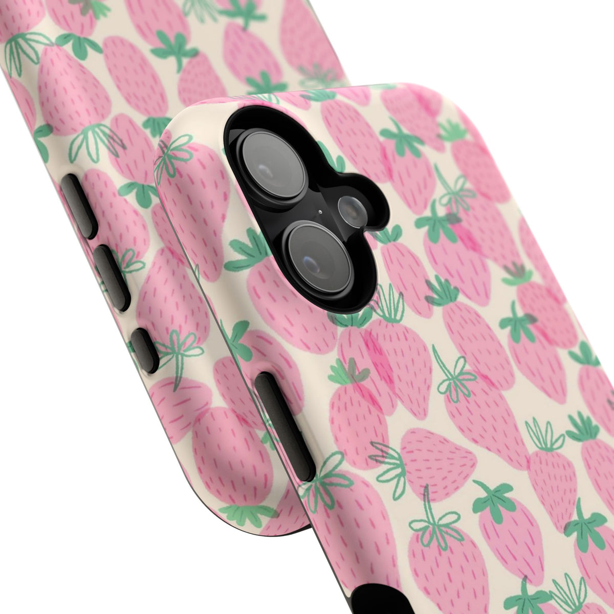 Pink Strawberry Phone Case