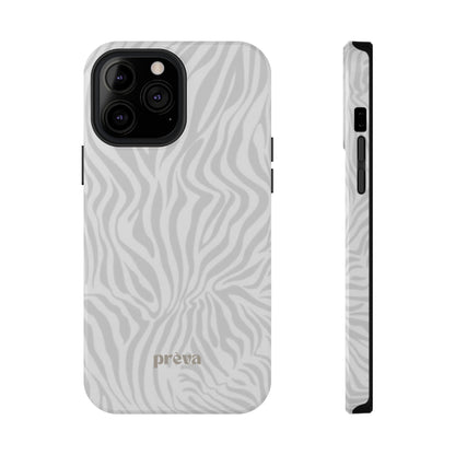 Zebra White Wave Phone Case