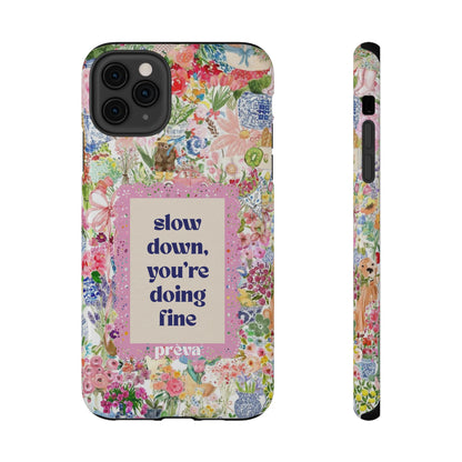 Slow Down Flowers x notsoken Phone Case