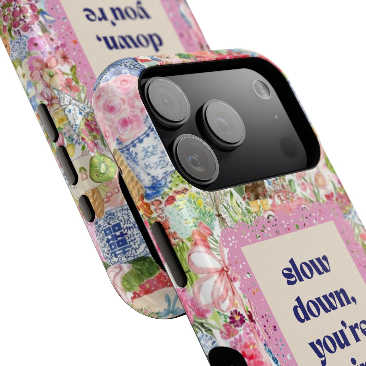 Slow Down Flowers x notsoken Phone Case