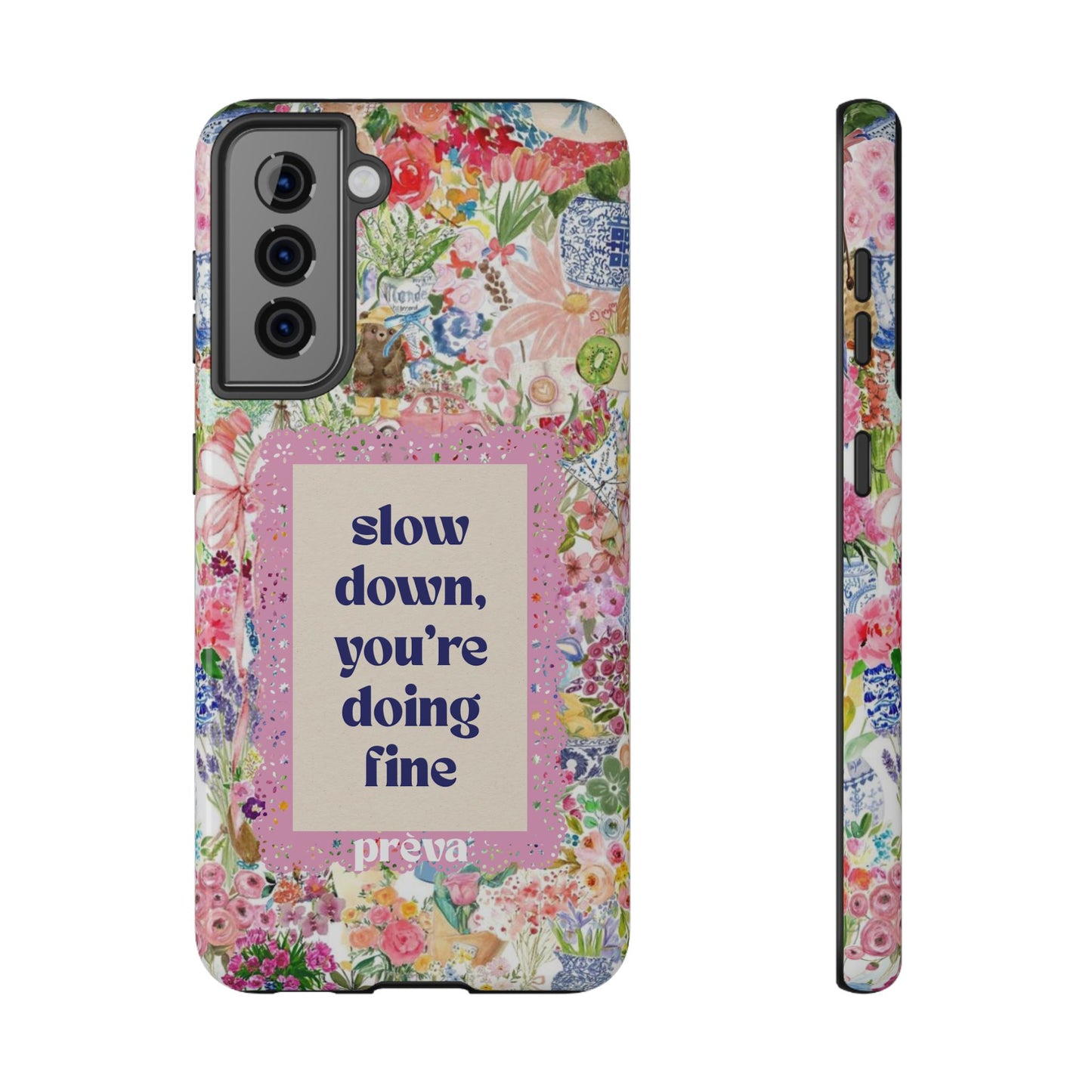 Slow Down Flowers x notsoken Phone Case