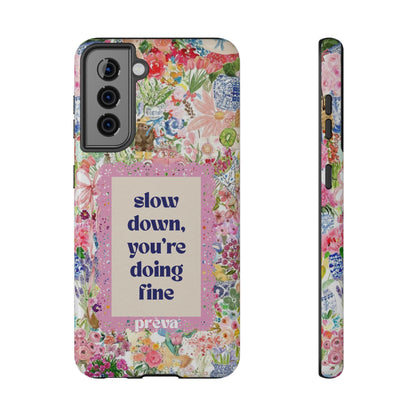 Slow Down Flowers x notsoken Phone Case