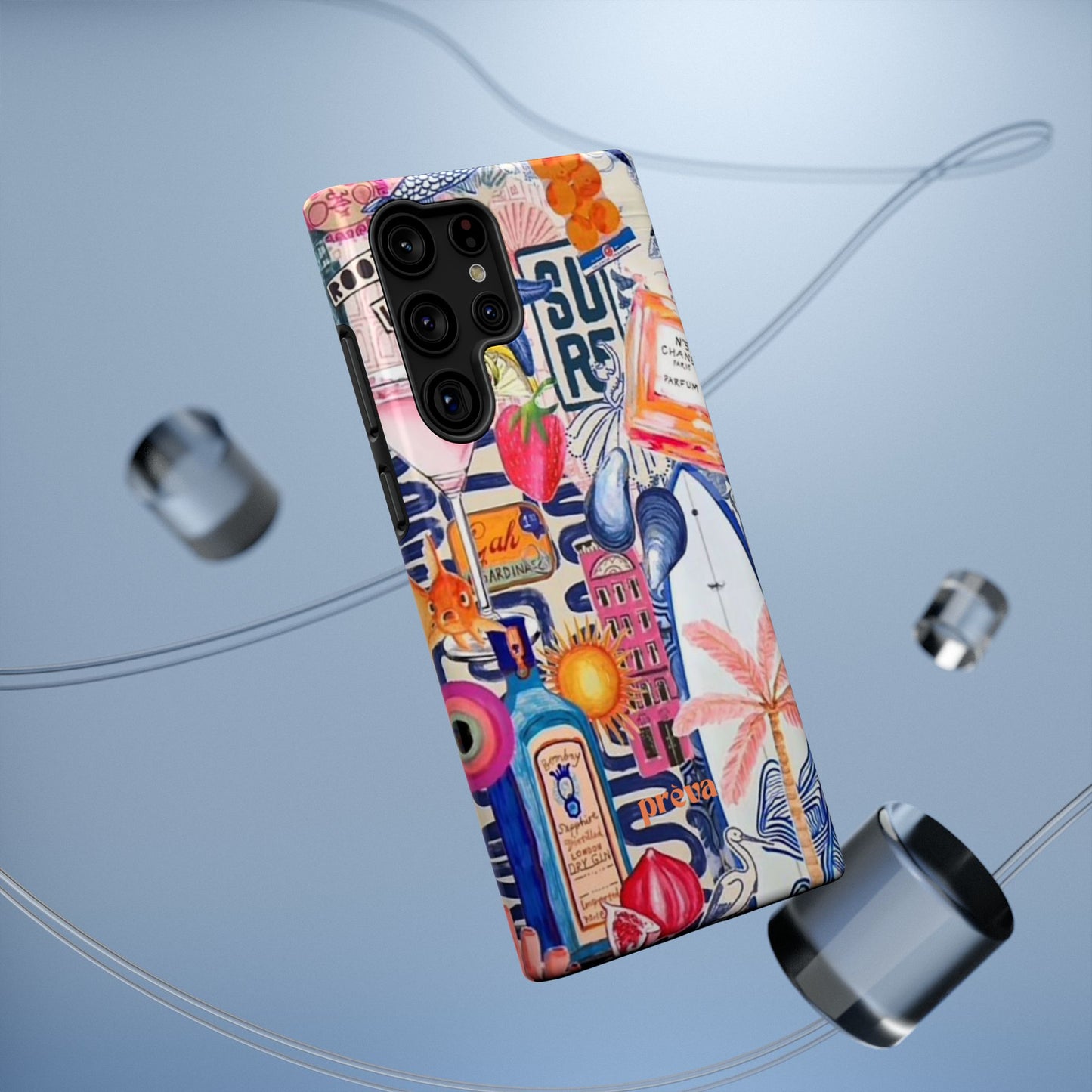Tropical Beach Collage Phone Case