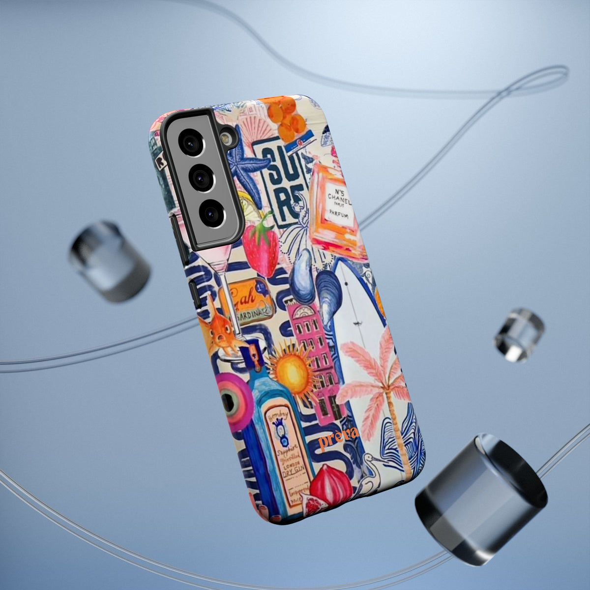 Tropical Beach Collage Phone Case