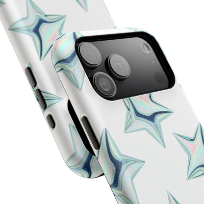 White Starburst Phone Case
