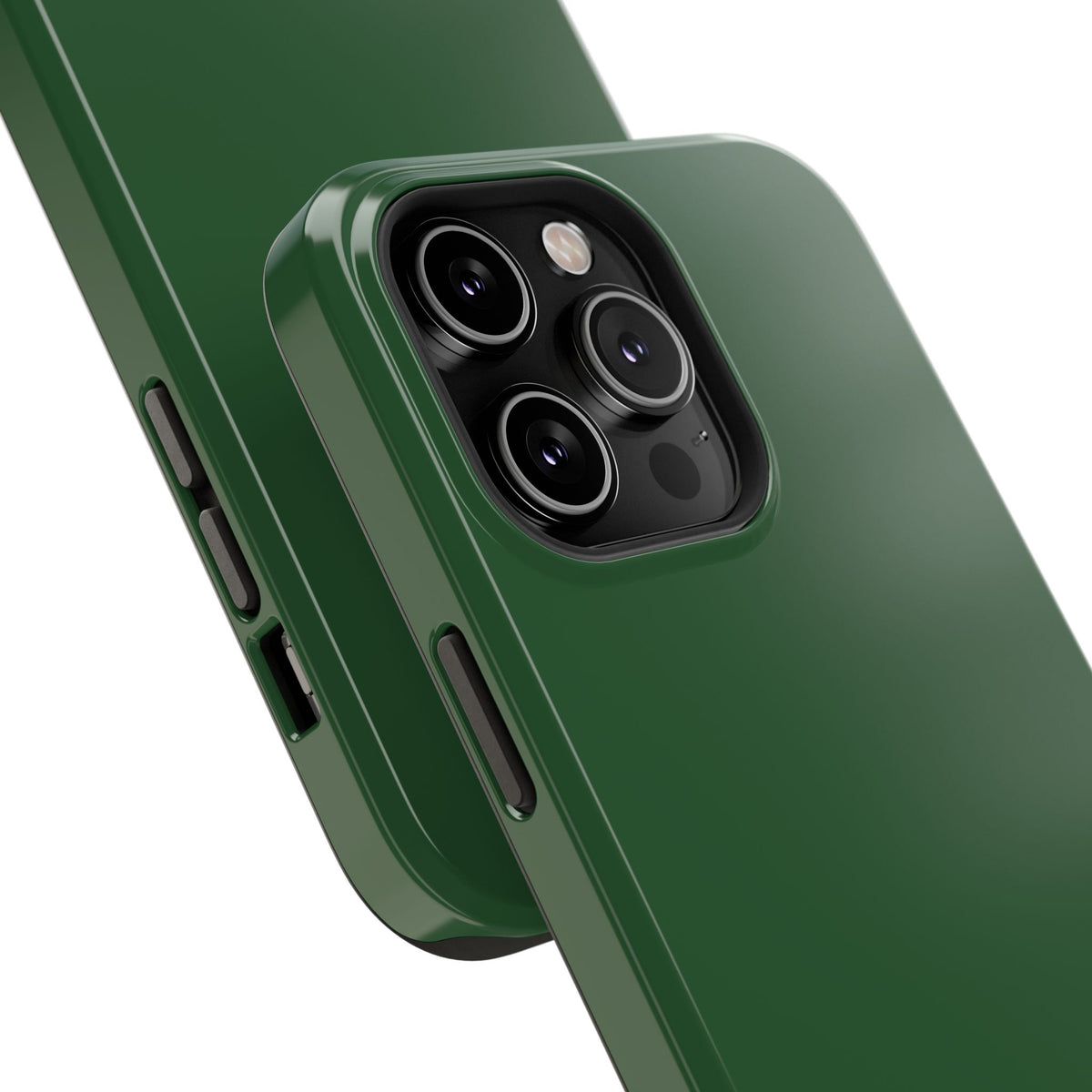 Impact-Resistant Phone Case — Forest Green Slim Armor