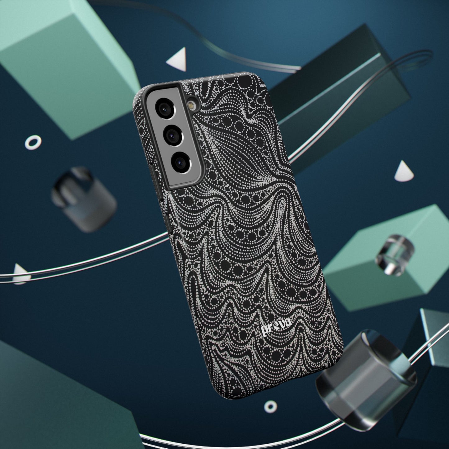 Abstract Midnight Lace Phone Case