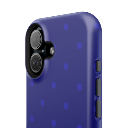Dark Blue Polka Dots Phone Case