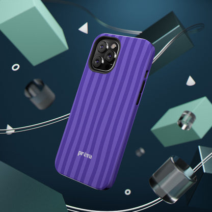 Dark Purple Stripes Phone Case