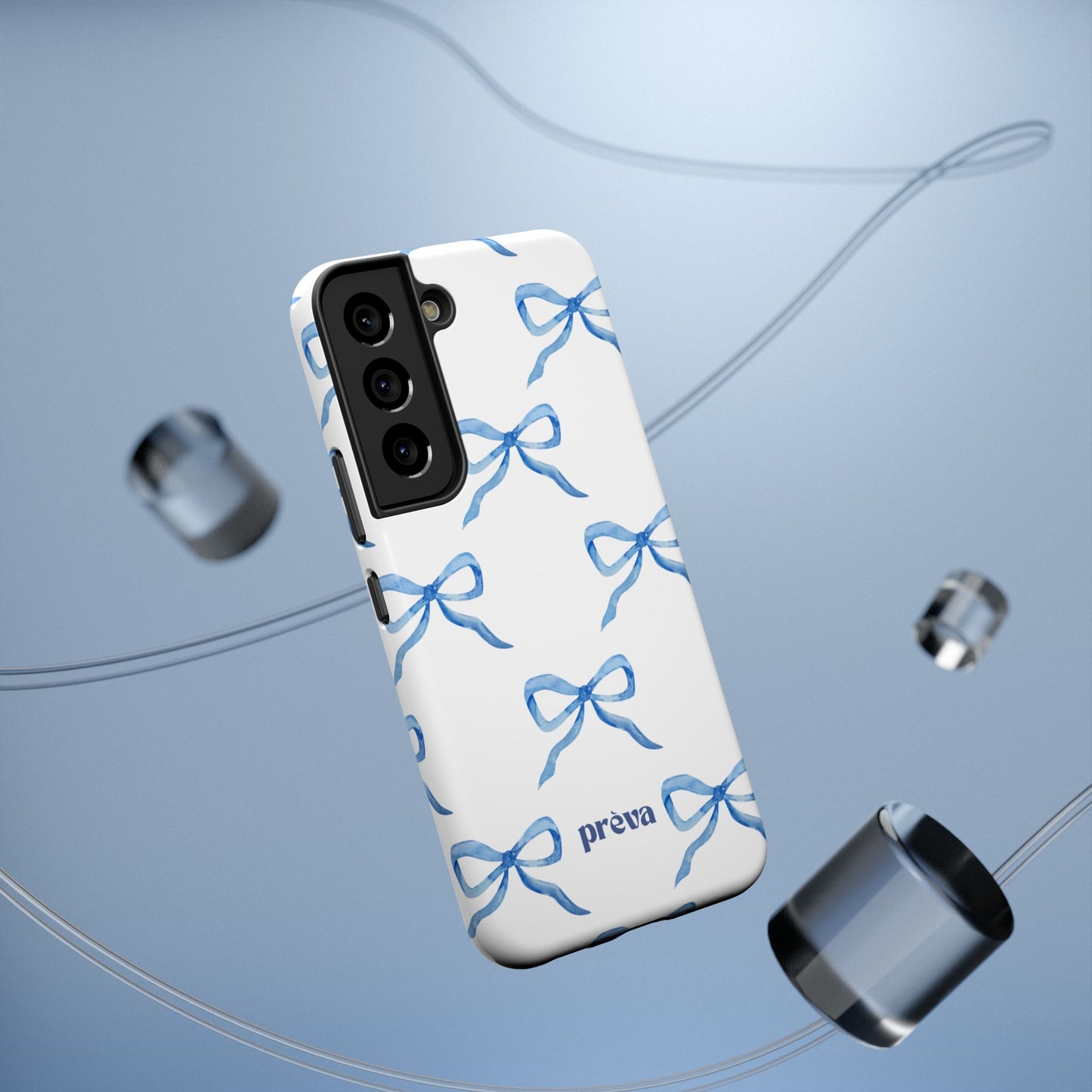 Blue Bow Phone Case