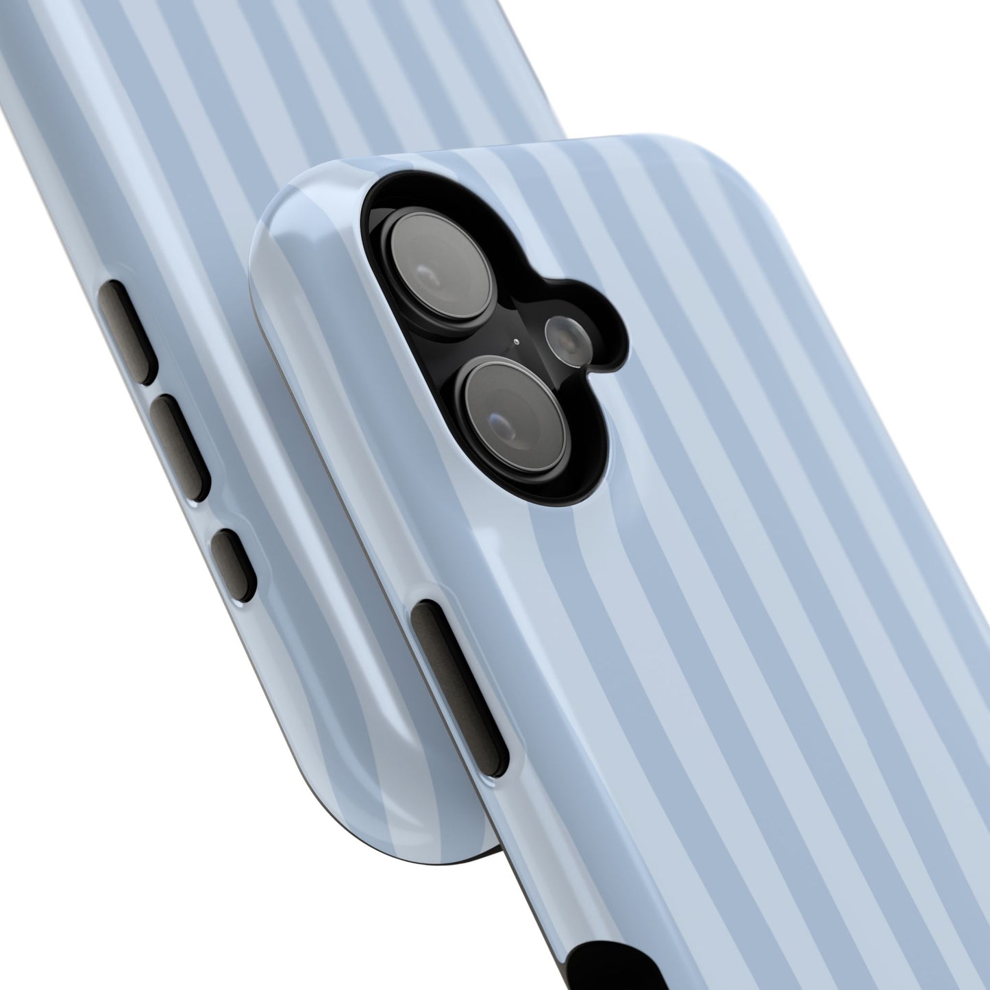 Pastel Blue Stripes Phone Case