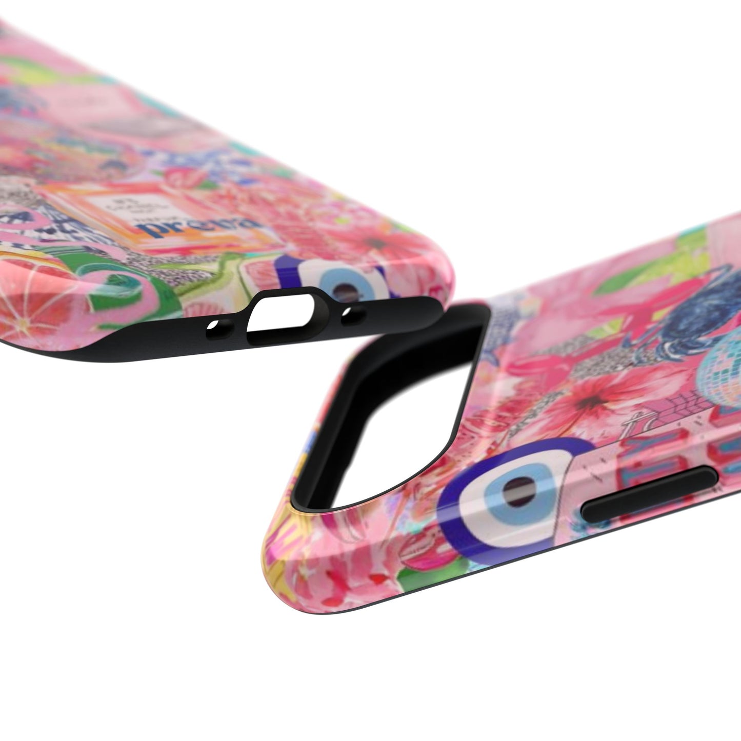 Floral & Pink Collage Phone Case