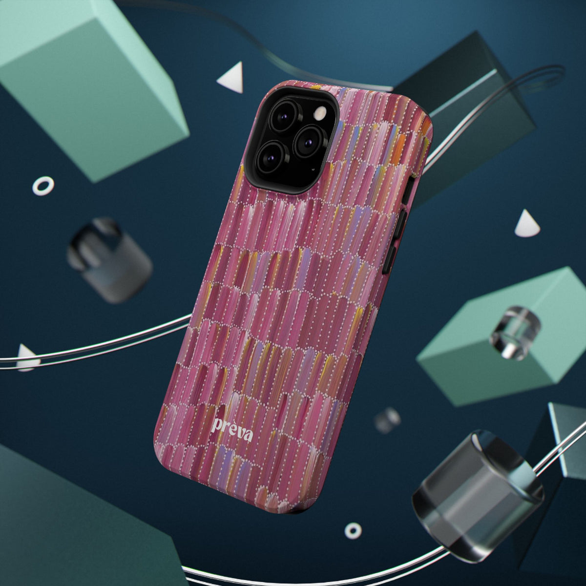 Pink Brushstroke Phone Case