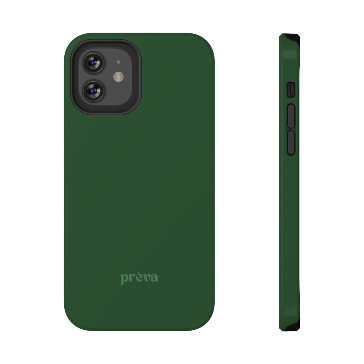 Impact-Resistant Phone Case — Forest Green Slim Armor