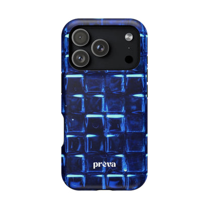 Blue Glass Tile Impact-Resistant Phone Case