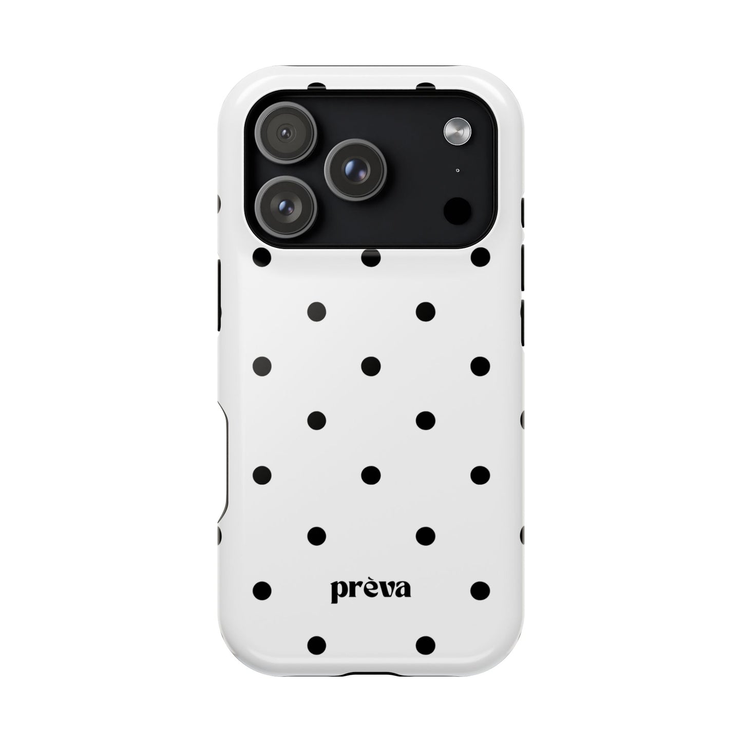 B&W polka dots Phone Case