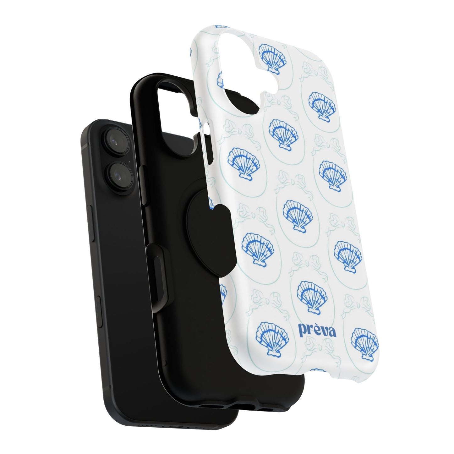 Fancy Teal Shell Phone Case