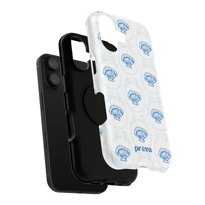 Fancy Teal Shell Phone Case