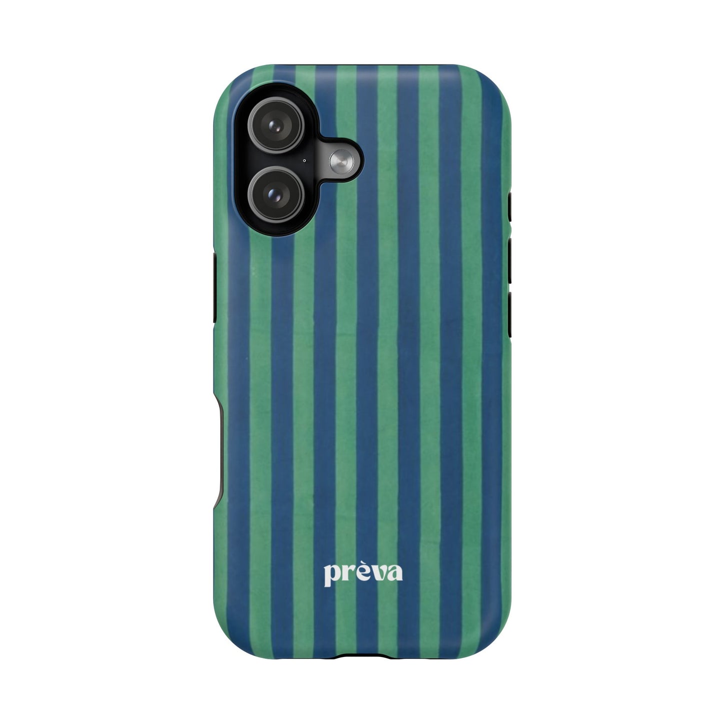 Green & Blue Stripes Phone Case