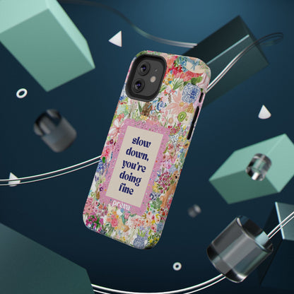 Slow Down Flowers x notsoken Phone Case