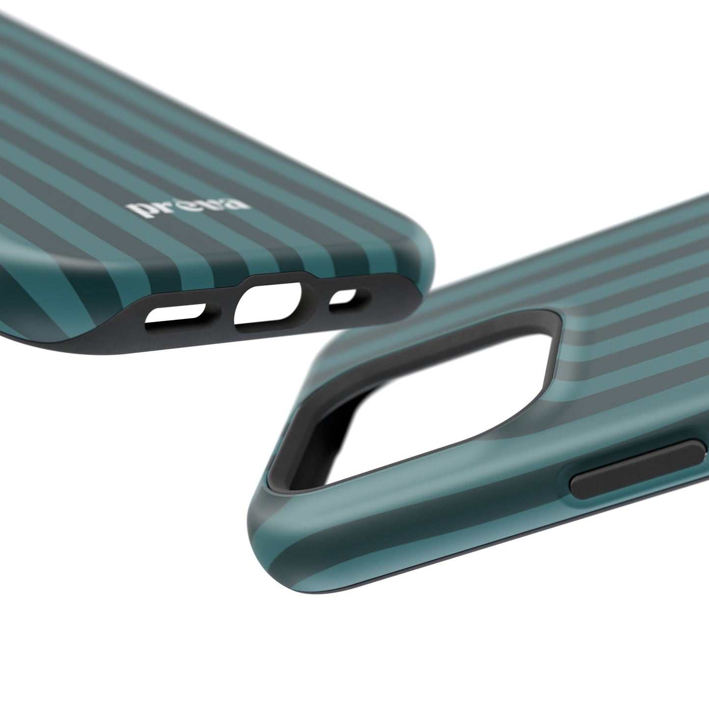 Dark Stripes Turquoise Phone Case