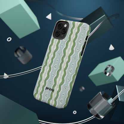 Green Waves Phone Case