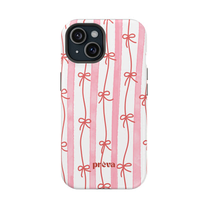 Pink Bow Chain Phone Case