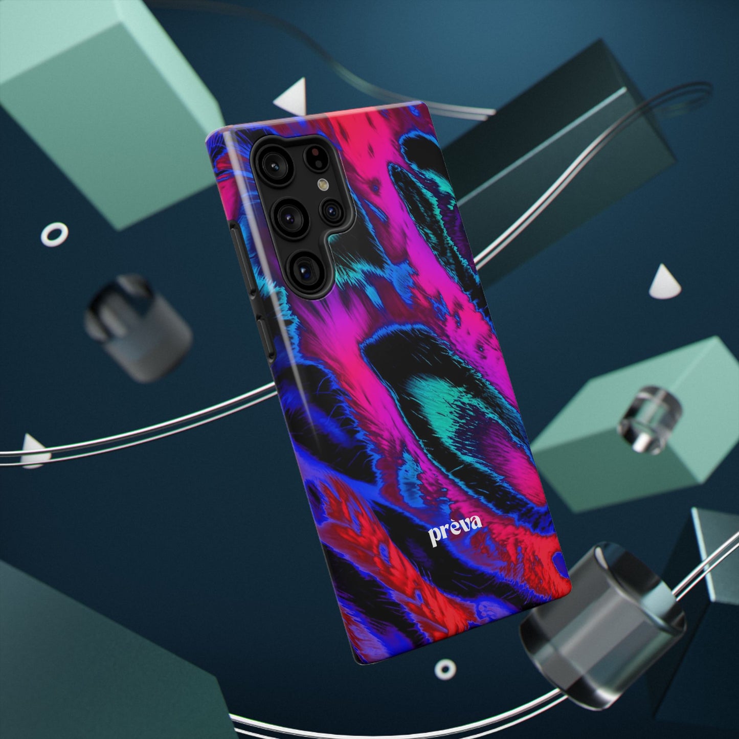Neon Swirl Phone Case